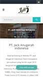 Mobile Screenshot of jackanugrahindonesia.com